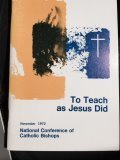 To Teach as Jesus Did  9781555860639 Front Cover