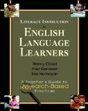 Literacy Instruction for English Language Learners A Teacher's Guide to Research-Based Practices cover art