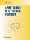 First Course in Differential Equations 2005 9780387259642 Front Cover