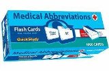 Medical Abbreviations Flash Cards - 1000 Cards A QuickStudy Reference Tool cover art