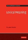 Lexical Meaning  9780521677646 Front Cover