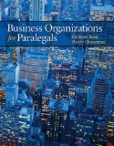 Business Organizations for Paralegals  cover art