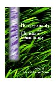Homosexuality and Christian Community  cover art