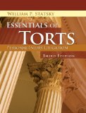 Essentials of Torts 3rd 2011 Revised  9781401879648 Front Cover