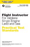 Flight Instructor Practical Test Standards for Airplane Single-Engine Land and Sea (2023) Faa-S-8081-6d cover art