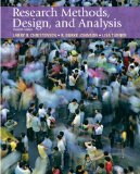 Research Methods, Design, and Analysis  cover art
