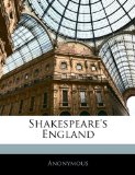 Shakespeare's England 2010 9781145965652 Front Cover