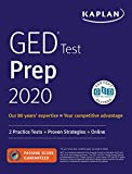 GED Test Prep 2020 2 Practice Tests + Proven Strategies + Online  9781506258652 Front Cover