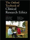 Oxford Textbook of Clinical Research Ethics  9780195168655 Front Cover