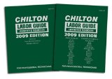 Chilton 2009 Labor Guide Manuals Domestic and Imported 2008 9781435469655 Front Cover