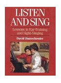 Listen and Sing Lessons in Ear-Training and Sight-Singing 1995 9780028706658 Front Cover