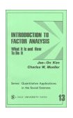 Introduction to Factor Analysis What It Is and How to Do It cover art