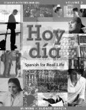 Student Activities Manual for Hoy Dia Spanish for Real Life, Volume 2  9780205764662 Front Cover