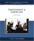 Employment and Labor Law, Reprint 6th 2008 9780324663662 Front Cover