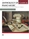 Anthology of Classical Piano Music Intermediate to Early Advanced Works by 36 Composers, Comb Bound Book  9780739013663 Front Cover