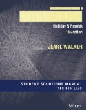 Fundamentals of Physics, 10e Student Solutions Manual  cover art
