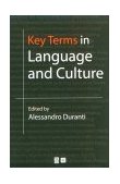 Key Terms in Language and Culture  cover art