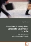 Econometric Analysis of Corporate Governance in Indi 2008 9783639090666 Front Cover