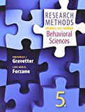 Research Methods for the Behavioral Sciences:  cover art