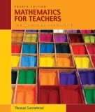 Mathematics for Teachers An Interactive Approach for Grade K-8 4th 2009 9780495561668 Front Cover