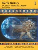 World History A Concise Thematic Analysis, Volume 1