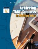 Achieving TABE Success in Mathematics, Level e Workbook  cover art