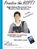Practice the Hspt High School Placement Test Practice Test Questions 2013 9781927358672 Front Cover