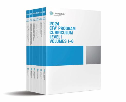2024 CFA Program Curriculum Level I Box Set  9781953337672 Front Cover