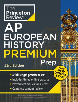 REV.AP EUROPEAN HISTORY PREMIUM PREP 20  9780593517673 Front Cover