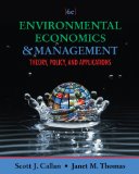 Environmental Economics and Management Theory, Policy, and Applications cover art
