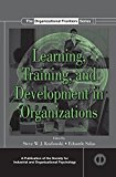 Learning, Training, and Development in Organizations:  cover art