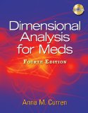 Dimensional Analysis for Meds 4th 2009 9781435438675 Front Cover