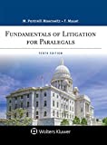 Fundamentals of Litigation for Paralegals: 10th 9781543801675 Front Cover