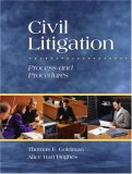 Civil Litigation Process and Procedures  9780131598676 Front Cover
