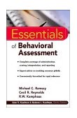Essentials of Behavioral Assessment 