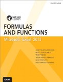 Excel 2013 Formulas and Functions  cover art