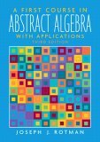 First Course in Abstract Algebra  cover art