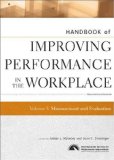 Handbook of Improving Performance in the Workplace Measurement and Evaluation  9780470190678 Front Cover