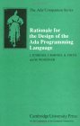 Rationale for the Design of the ADA Programming Language 1991 9780521392679 Front Cover