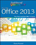 Teach Yourself VISUALLY Office 2013  cover art