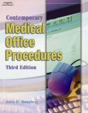 Student Workbook for Humphrey's Contemporary Medical Office Procedures, 3rd 3rd 2003 Student Manual, Study Guide, etc.  9781401870683 Front Cover