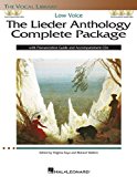 Lieder Anthology Complete Package - Low Voice Book/Online Audio  9781480329683 Front Cover