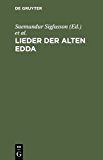 Lieder der Alten Edda 1885 9783111232683 Front Cover