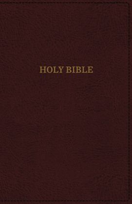 KJV Deluxe Reference Bible Red Letter Edition [Super Giant Print, Burgundy]  9780785215684 Front Cover