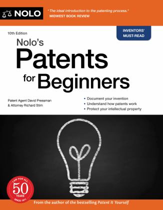 Nolo's Patents for Beginners 10th 9781413328684 Front Cover