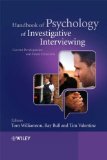 Handbook of Psychology of Investigative Interviewing Current Developments and Future Directions cover art