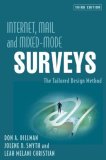 Internet, Mail, and Mixed-Mode Surveys The Tailored Design Method cover art