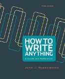 How to Write Anything A Guide and Reference cover art
