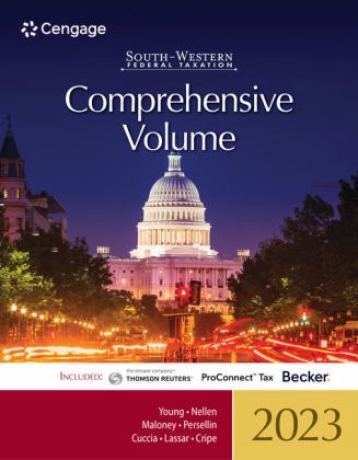 South-Western Federal Taxation 2023 Comprehensive (with Intuit ProConnect Tax Online and RIA CheckpointÃ¯Â½) 46th 9780357719688 Front Cover