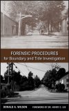 Forensic Procedures for Boundary and Title Investigation  cover art